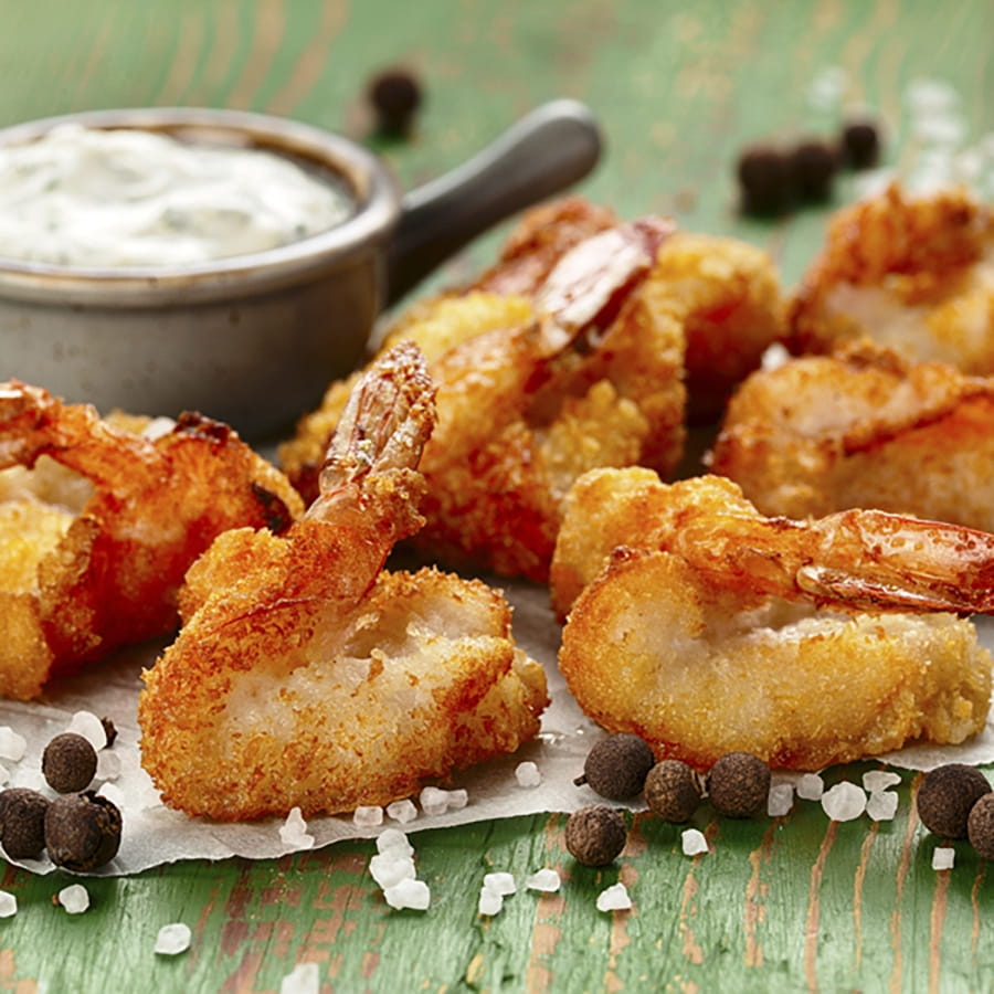 Креветки в панко