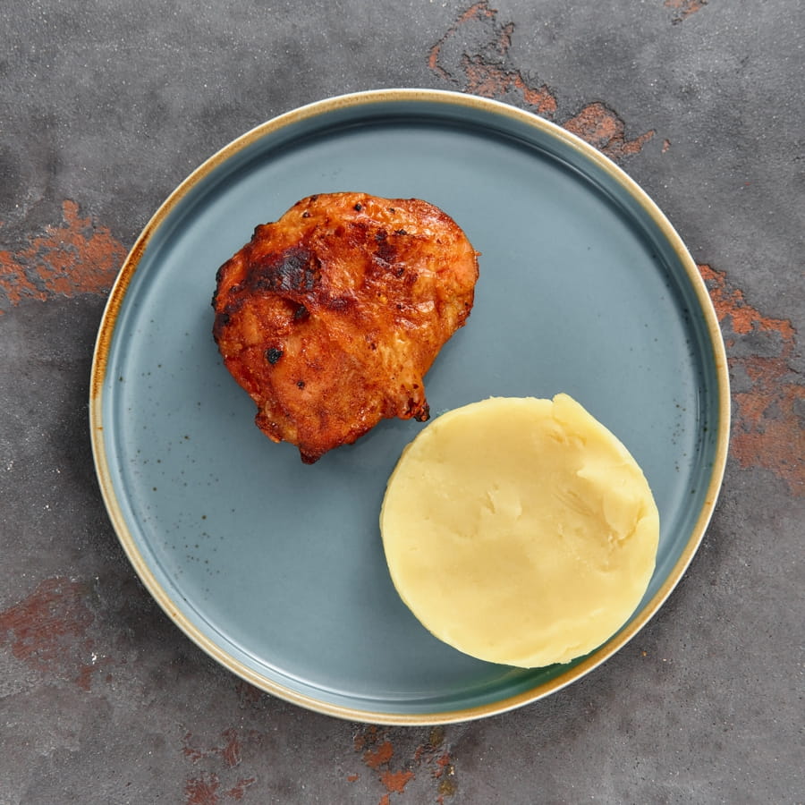 Бедро куриное с картофельным пюре (бизнес-ланч)