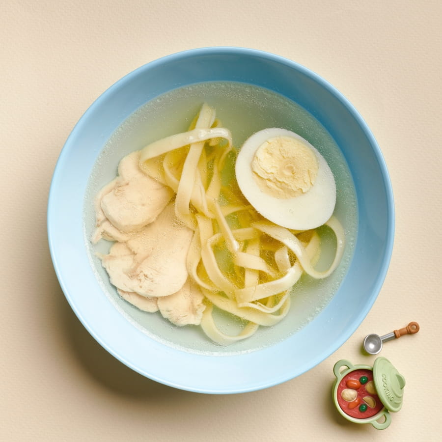 Куриный супчик с лапшой детский