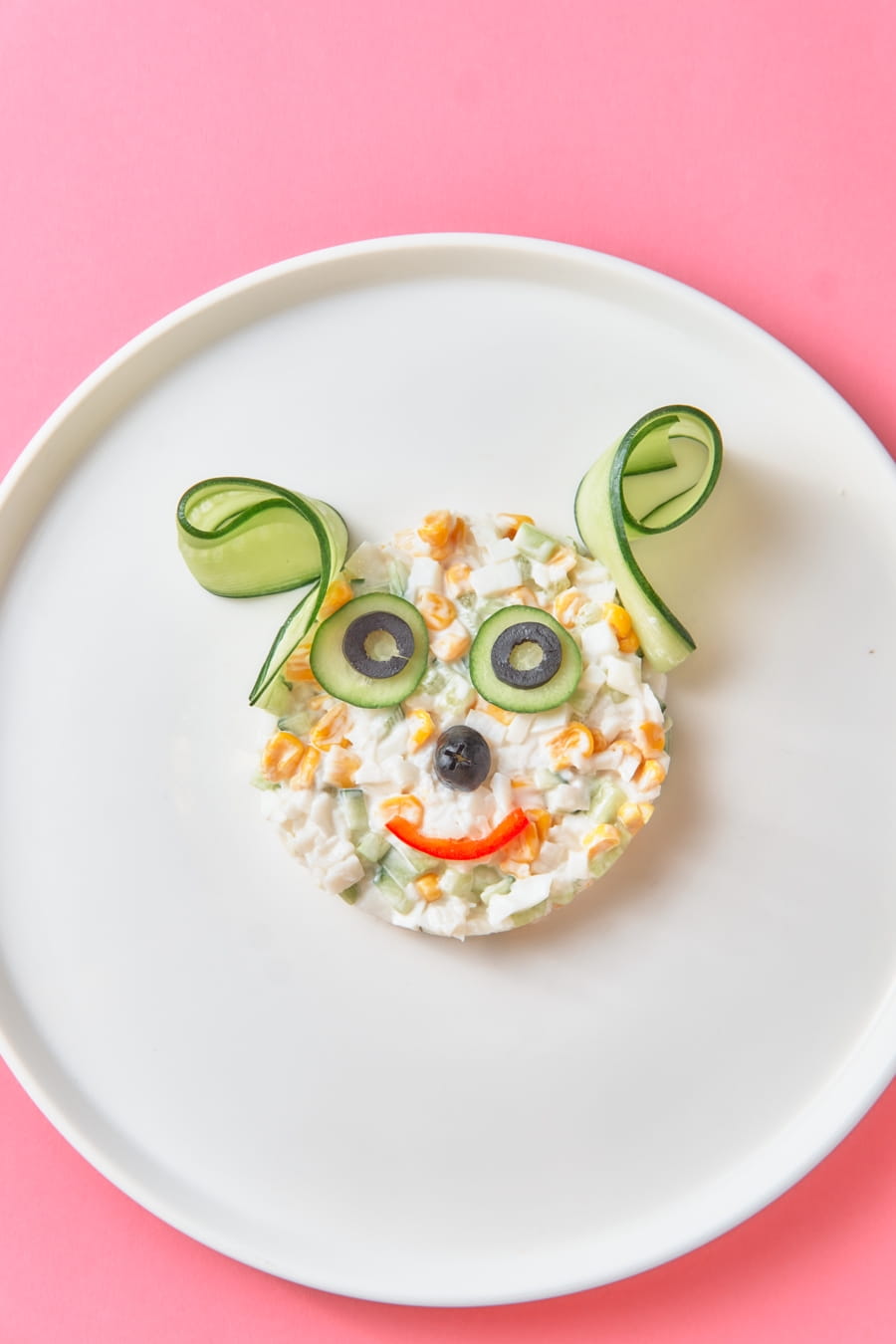 Крабовый салат детский