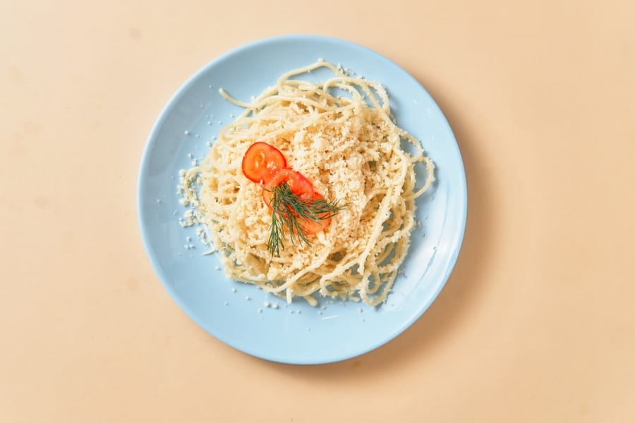 Спагетти с сыром