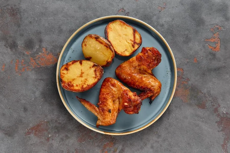 БЛ Крылья с запечённым картофелем