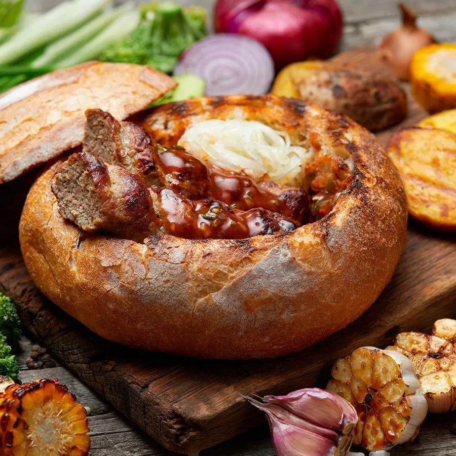 Кебаб из говядины в хлебе