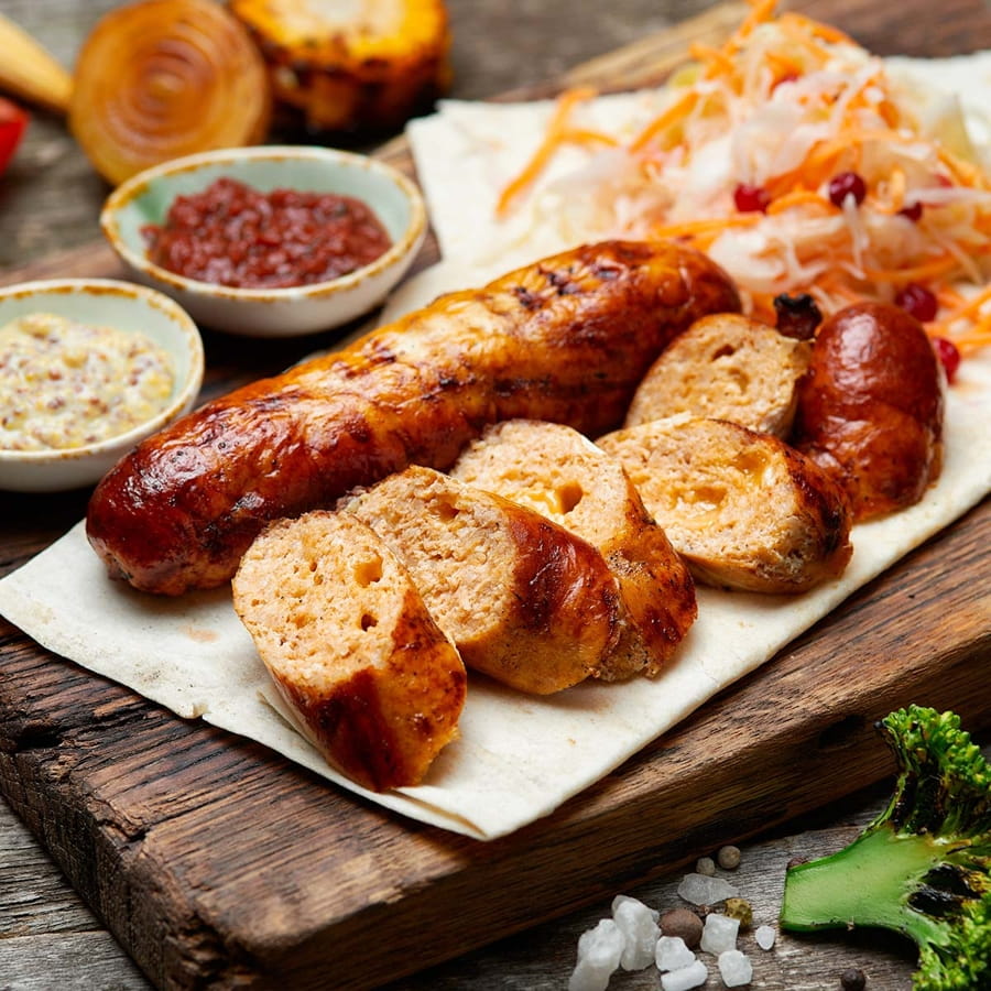 Колбаски куриные с сыром