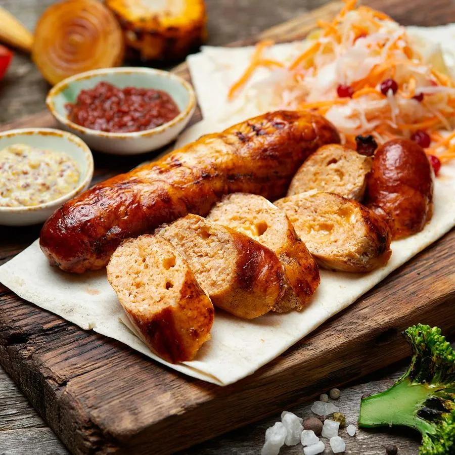 Колбаски куриные с сыром