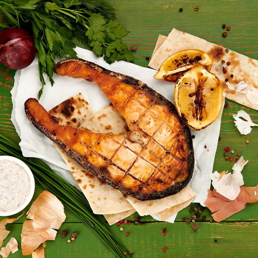 Стейк из семги