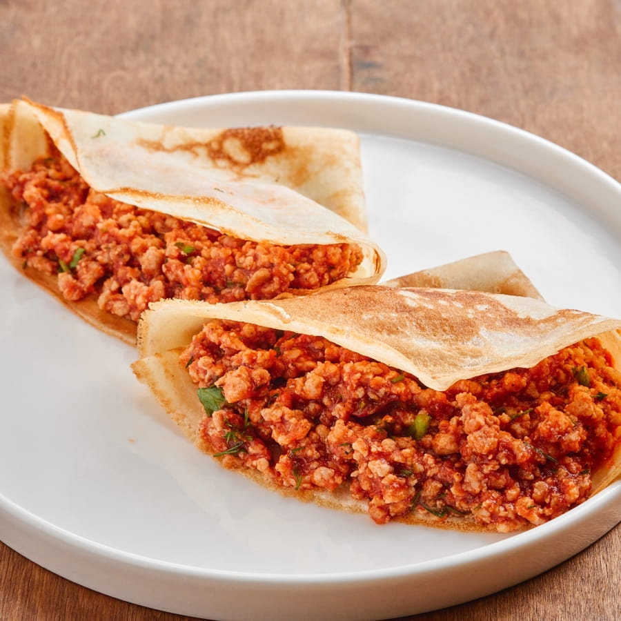 Блины болоньезе