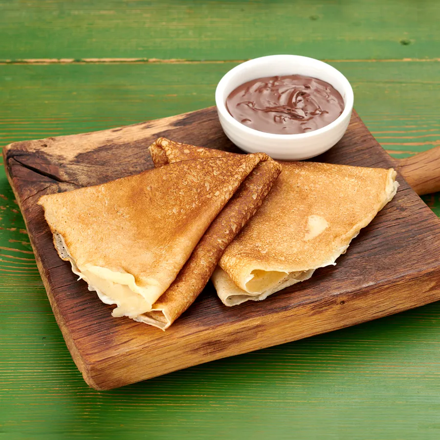 Блинчики домашние с нутеллой