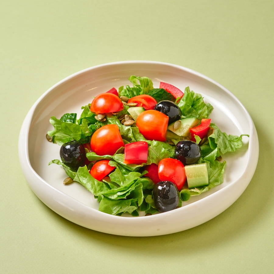 Салат постный из свежих овощей